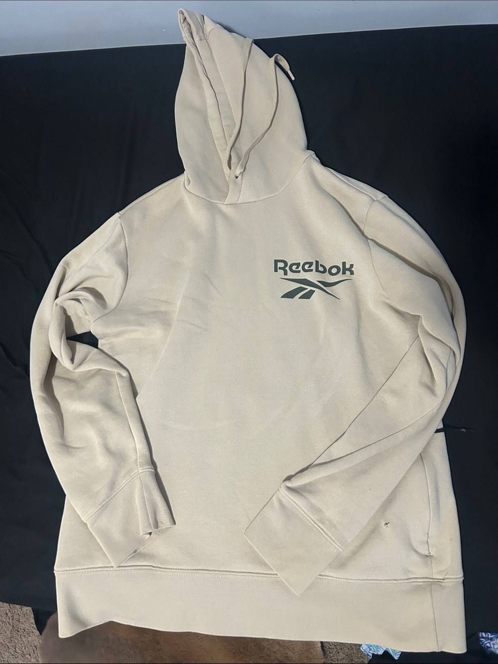 Reebok Men's Beige Hoodie